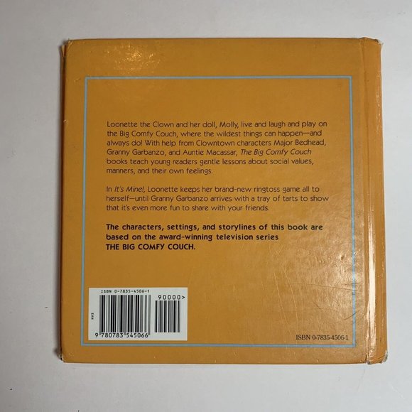 The Big Comfy Couch It's Mine A Book About Sharing by Wagner/Roberts HC Accep - Picture 6 of 6